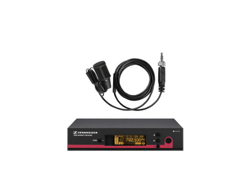 PACK Micro cravate SHURE MKE HF : Boitier émetteur / récepteur SENNHEISER