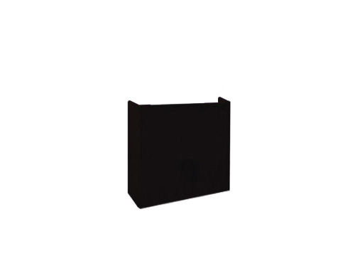 Cache régie noir 1 m