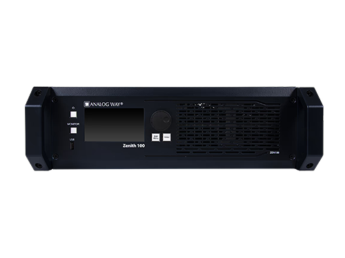 Image présentant le processeur vidéo et switcher Zenith 100 de la marque Analog Way