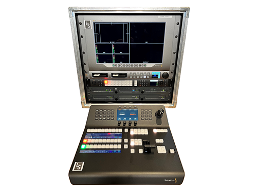 Régie vidéo complète avec Atem Constellation HD et mélangeur Zenith 100