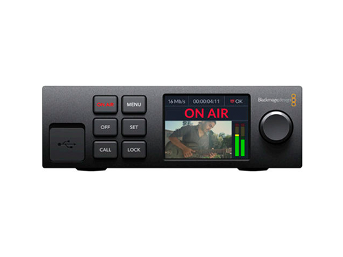 Image présentant l'encodeur Web Presenter de chez BlackMagic Design